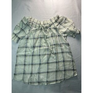 Mine Women's Short Sleeve Blouse, Size M, NWT